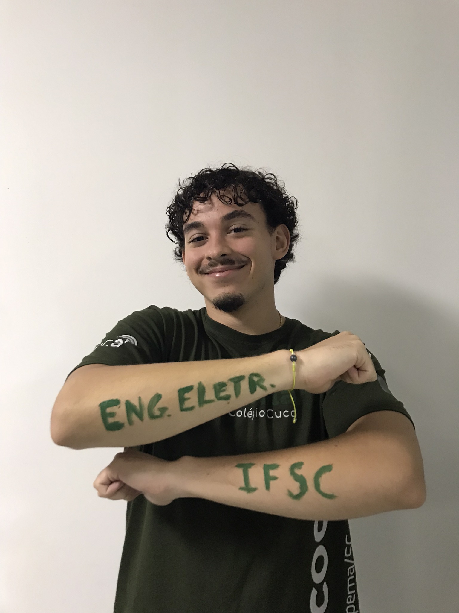Geraldo, aprovado em Engenharia Elétrica no IFSC
